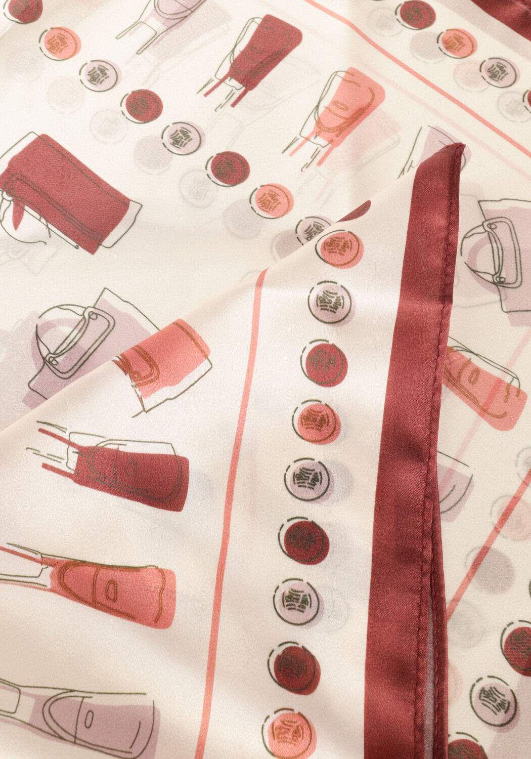 Bordeaux NOTRE-V Schal ZAYA - large