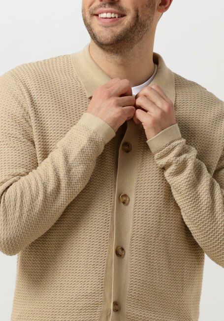 Beige FORÉT Strickjacke BOAT KNIT - large