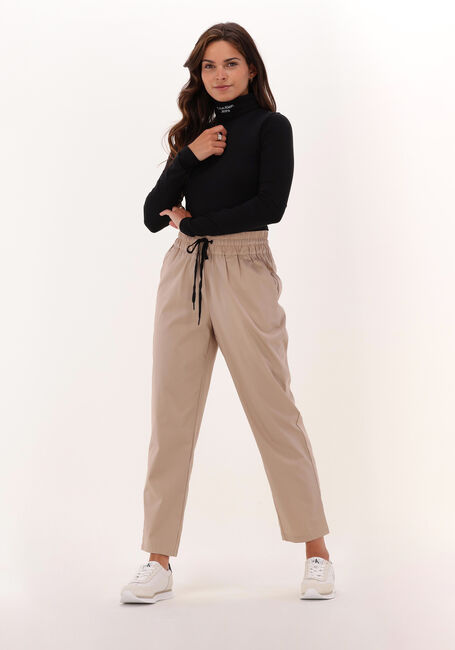 Schwarze CALVIN KLEIN Top STACKED LOGO LS ROLL NECK - large