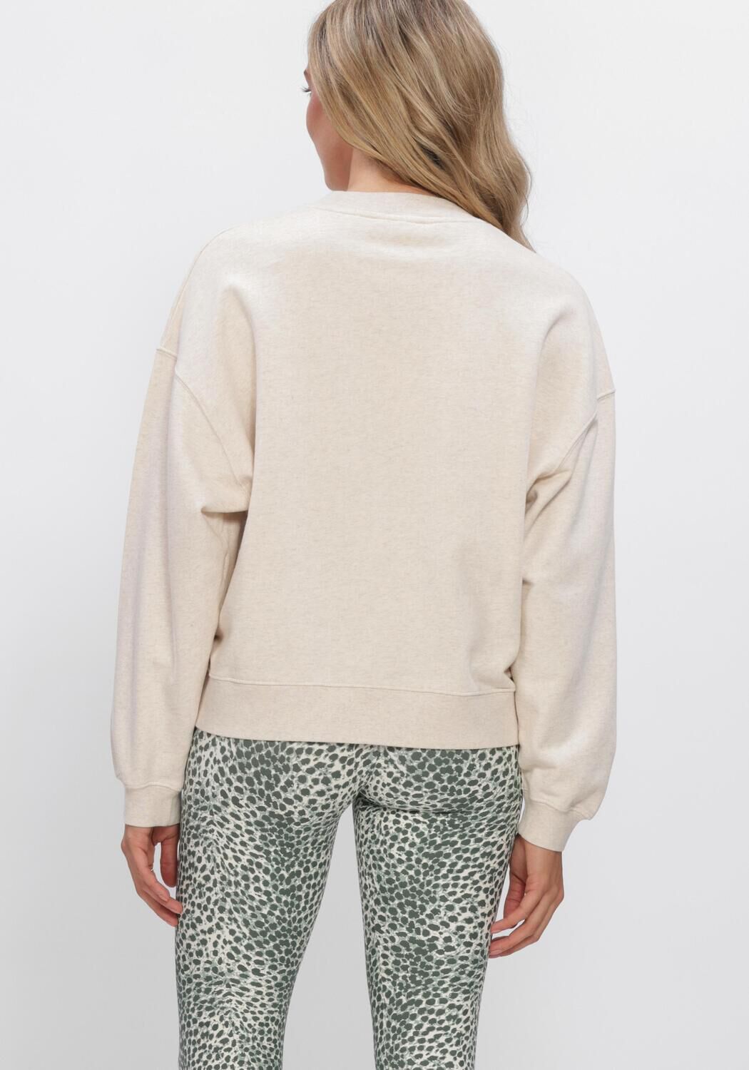 Sand DEBLON SPORTS Sweatshirt JOELLE SWEATER - large