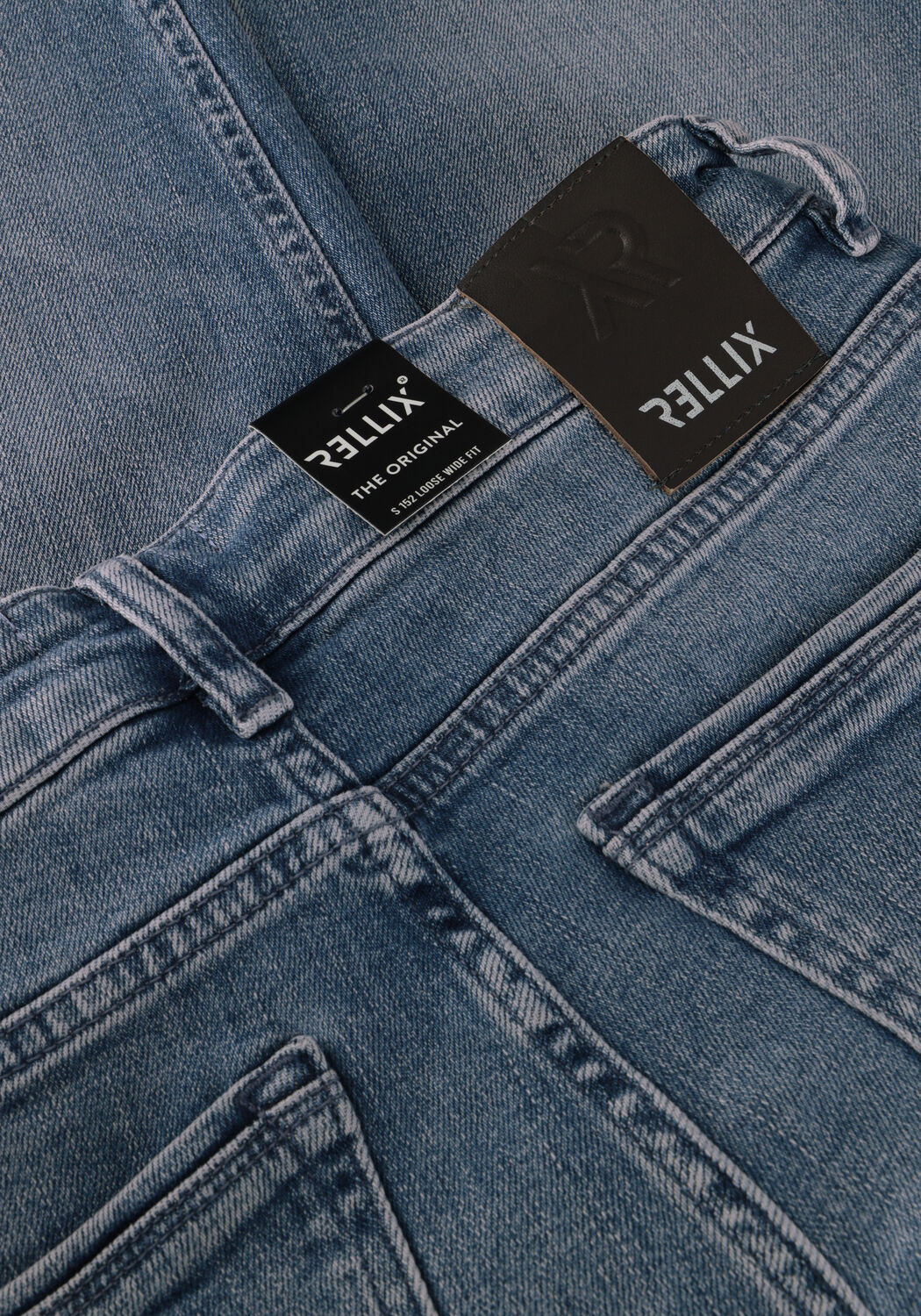 Blaue RELLIX Wide jeans 2816 LOOSE WIDE FIT JEANS - large