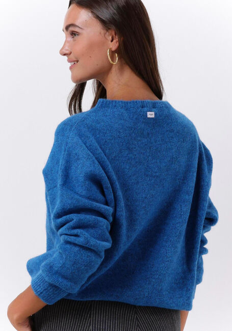 Blaue PENN & INK Pullover PULLOVER SPLITT - large