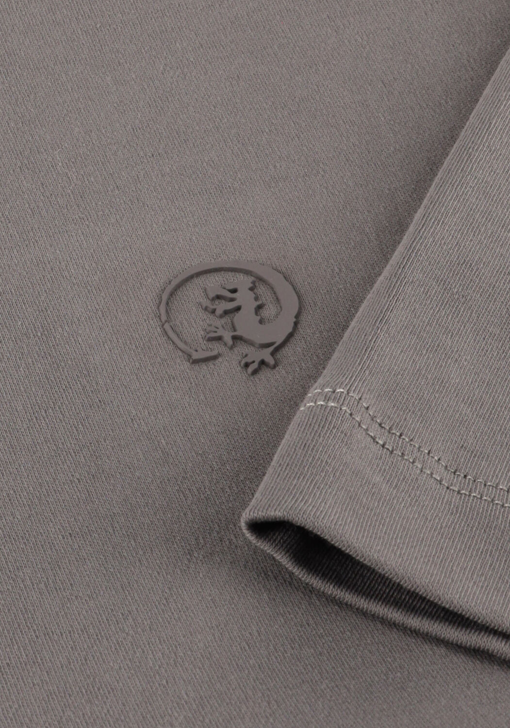 Graue CAST IRON T-shirt REGULAR FIT INTERLOCK - large