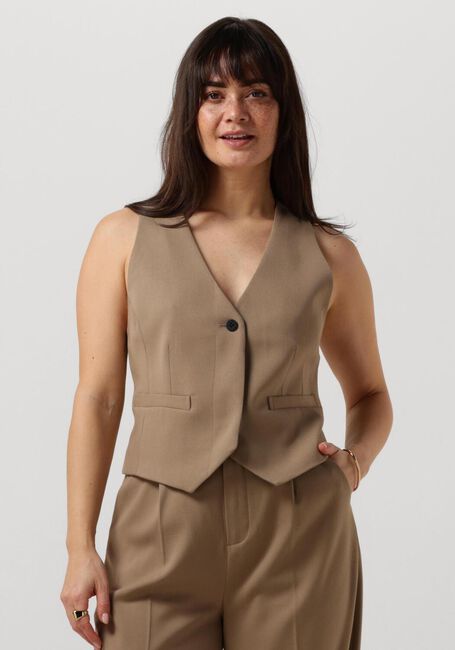 Camelfarbene COPENHAGEN MUSE Gilet CMTAILOR-WAISTCOAT - large