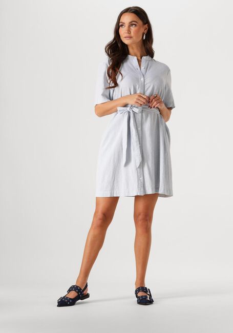 Blaue MSCH COPENHAGEN Minikleid MSCHPENNIE GINIA 2 4 SHIRT DRESS - large