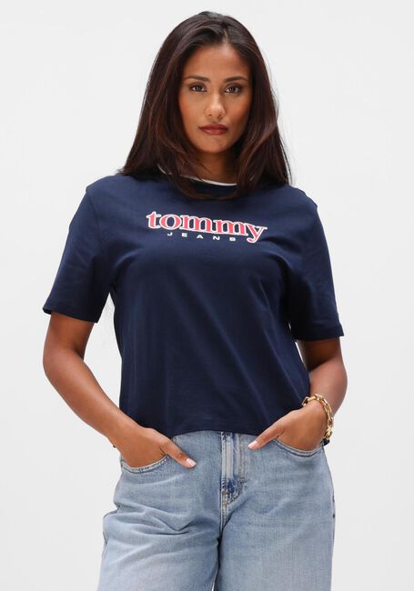 Dunkelblau TOMMY JEANS T-shirt TJW BXY TOMMY APPLIQUE SS TEE - large