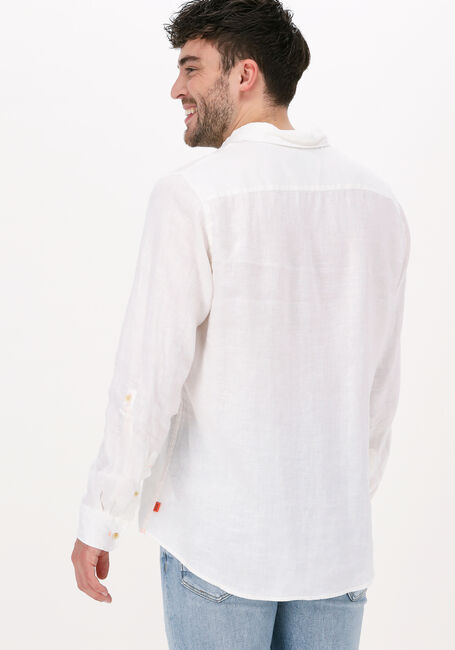 Weiße SCOTCH & SODA Casual-Oberhemd REGULAR FIT GARMENT-DYED LINEN SHIRT - large
