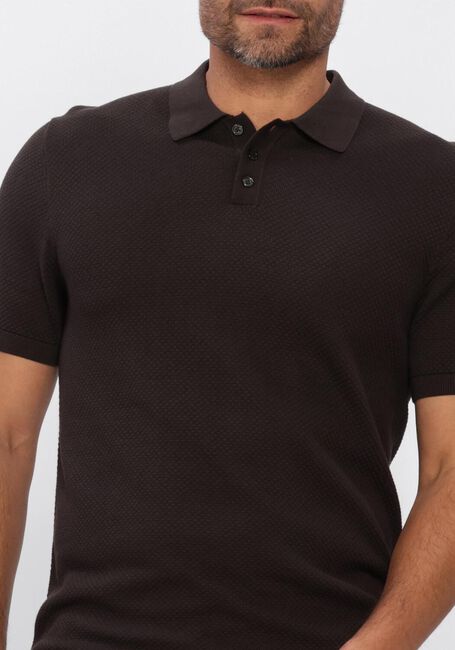 Braune DRYKORN Polo-Shirt TRITON 420187 - large