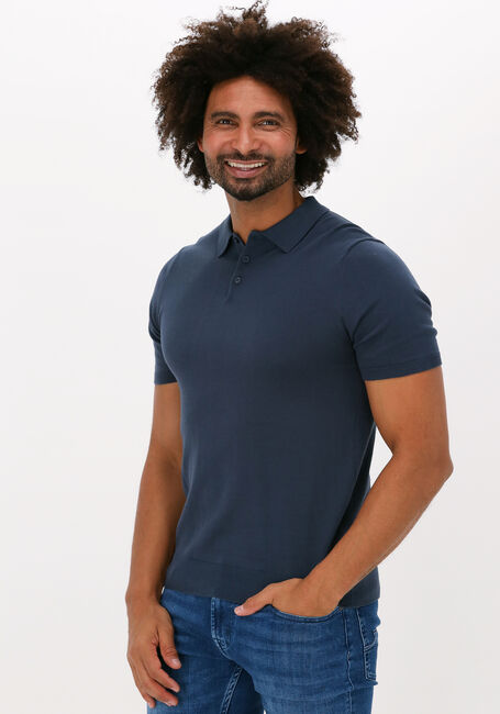 Blaue SAINT STEVE Polo-Shirt CHRIS - large