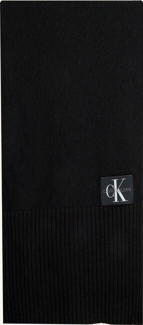 Schwarze CALVIN KLEIN Schal J BASIC MEN KNITTED SCARF Schwarze CALVIN KLEIN Schal J BASIC MEN KNITTED SCARF - large