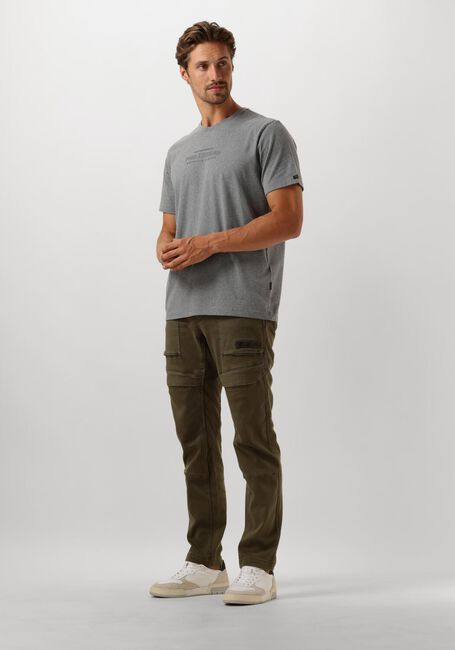 Graue PME LEGEND T-shirt SHORT SLEEVE R-NECK COTTON ELASTANE JERSEY - large