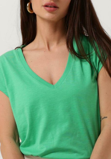 Grüne CC HEART T-shirt BASIC V-NECK T-SHIRT - large