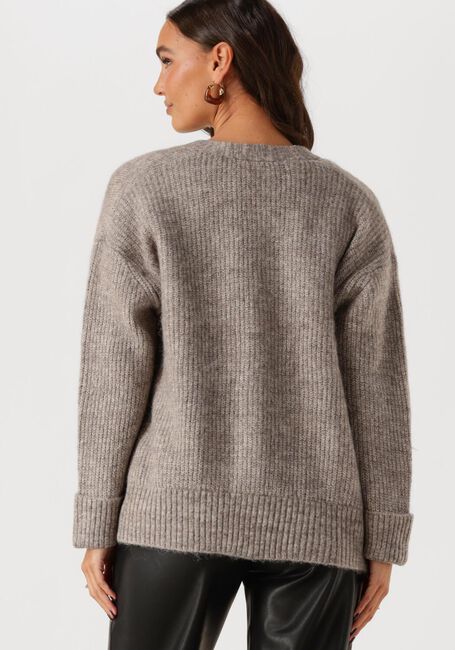 Graue SELECTED FEMME Strickjacke SLFALVA LS KNIT CARDIGAN - large