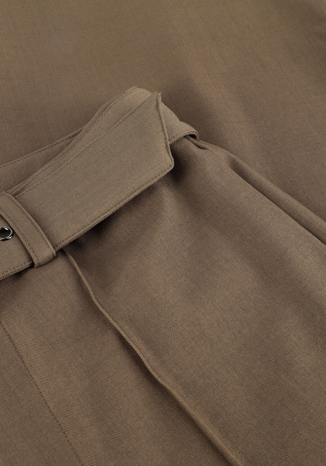 Olive CO'COUTURE Weite Hose LUNA BELT CREASE PANT - large