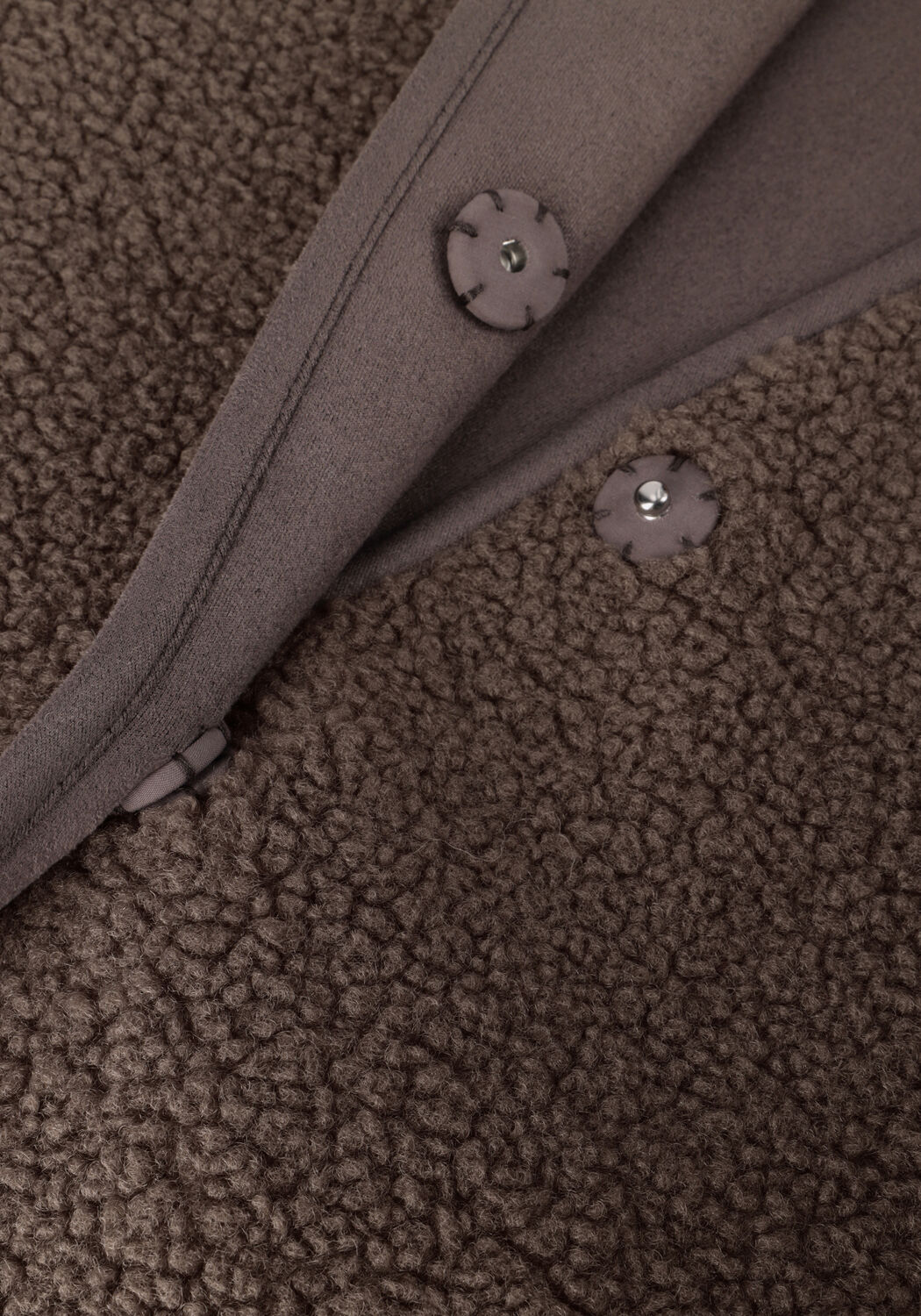 Braune KNIT-TED Teddy-Jacke JOKO - large