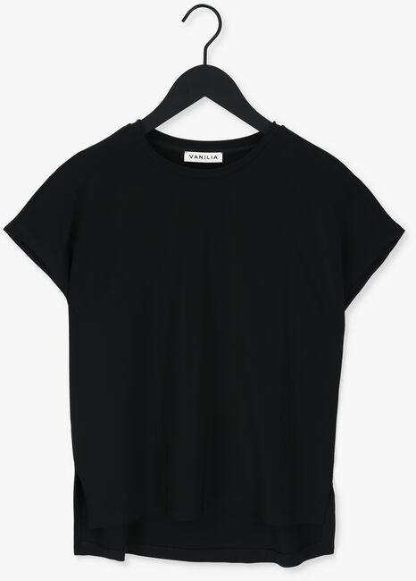Schwarze VANILIA T-shirt CREPE LAYER - large