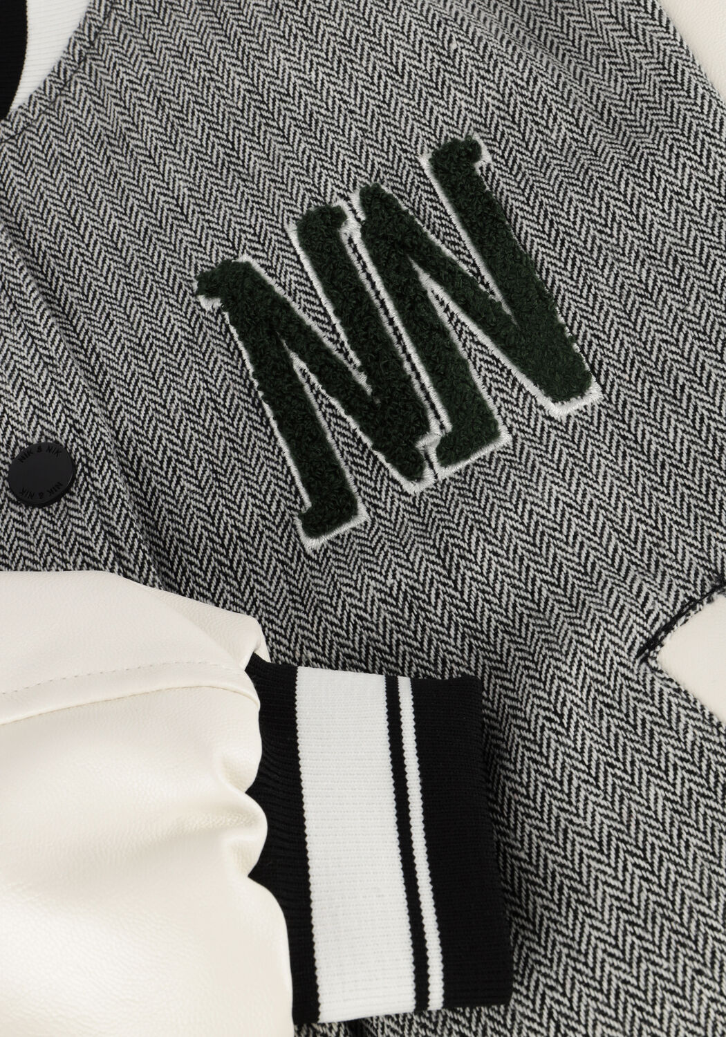 Graue NIK & NIK Jack KURT VARSITY JACKET - large