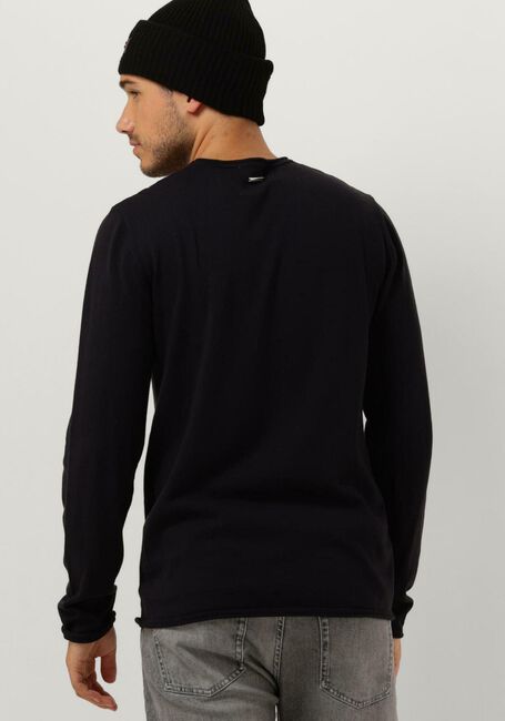 Graue PURE PATH Pullover FLAT KNITTED SHIRT WITH SMALL LOGO ON CHEST - large