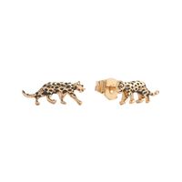 Goldfarbene ATLITW STUDIO Ohrringe PARADE EARRINGS LEOPARD - medium