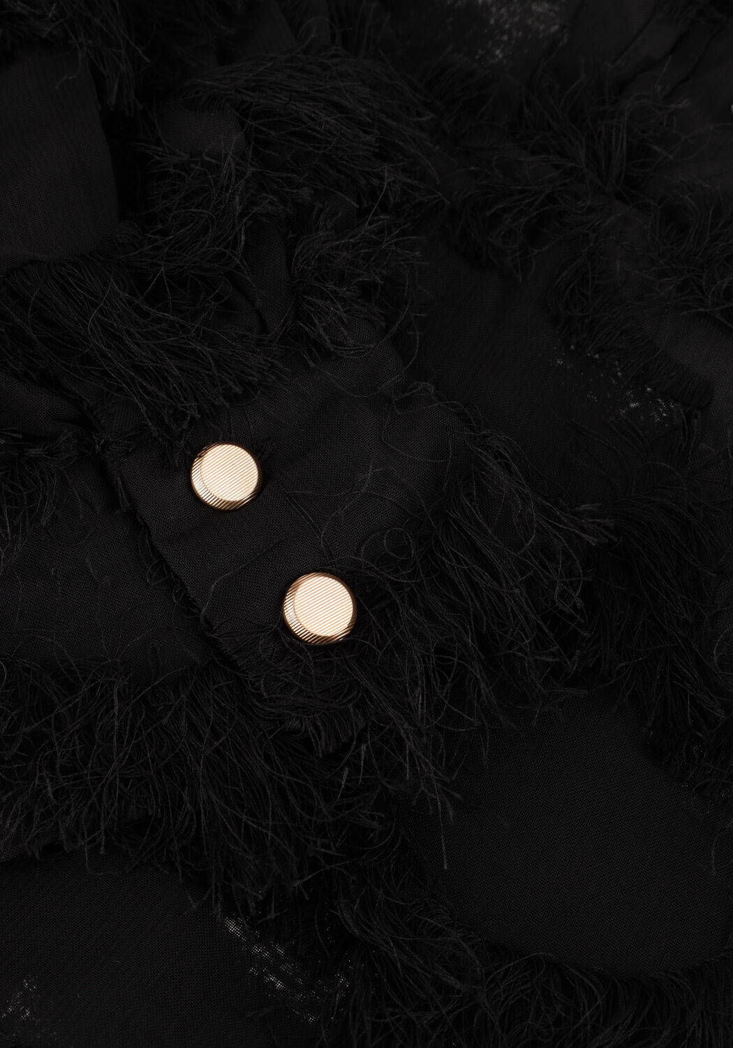 Schwarze NUKUS T-shirt JADE TOP - large