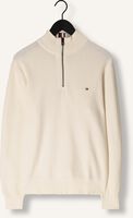 Beige TOMMY HILFIGER Pullover OVAL STRUCTURE ZIP MOCK Beige TOMMY HILFIGER Pullover OVAL STRUCTURE ZIP MOCK - medium