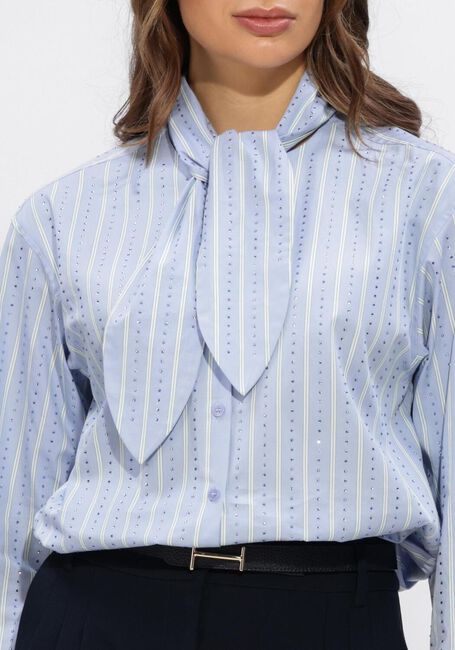 Blaue DANTE6 Blusen ANUBI STRIPE SHIRT - large