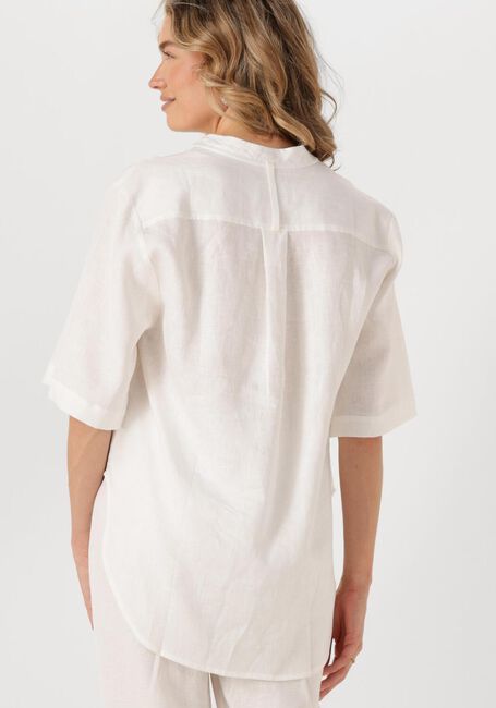 Weiße RESORT FINEST Top SHORT SLEEVE BLOUSE - large