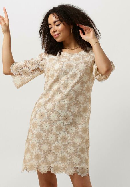 Beige ANA ALCAZAR Midikleid DRESS SLEEVES 040419-3473 - large