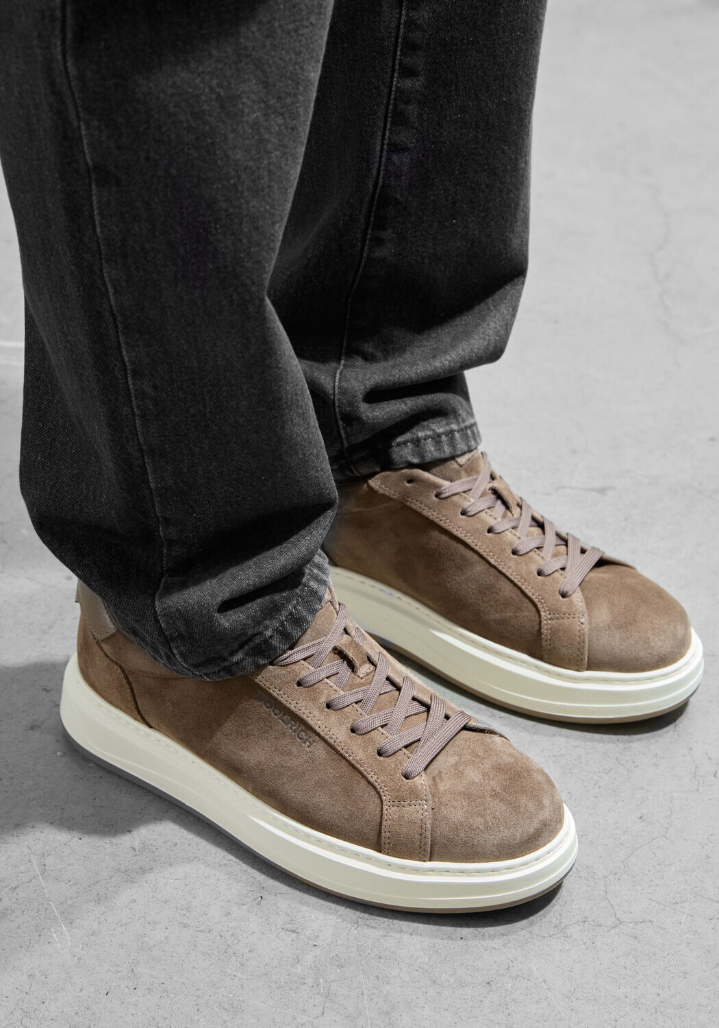 Taupe WOOLRICH Sneaker Low ARROW COURT MAN - medium