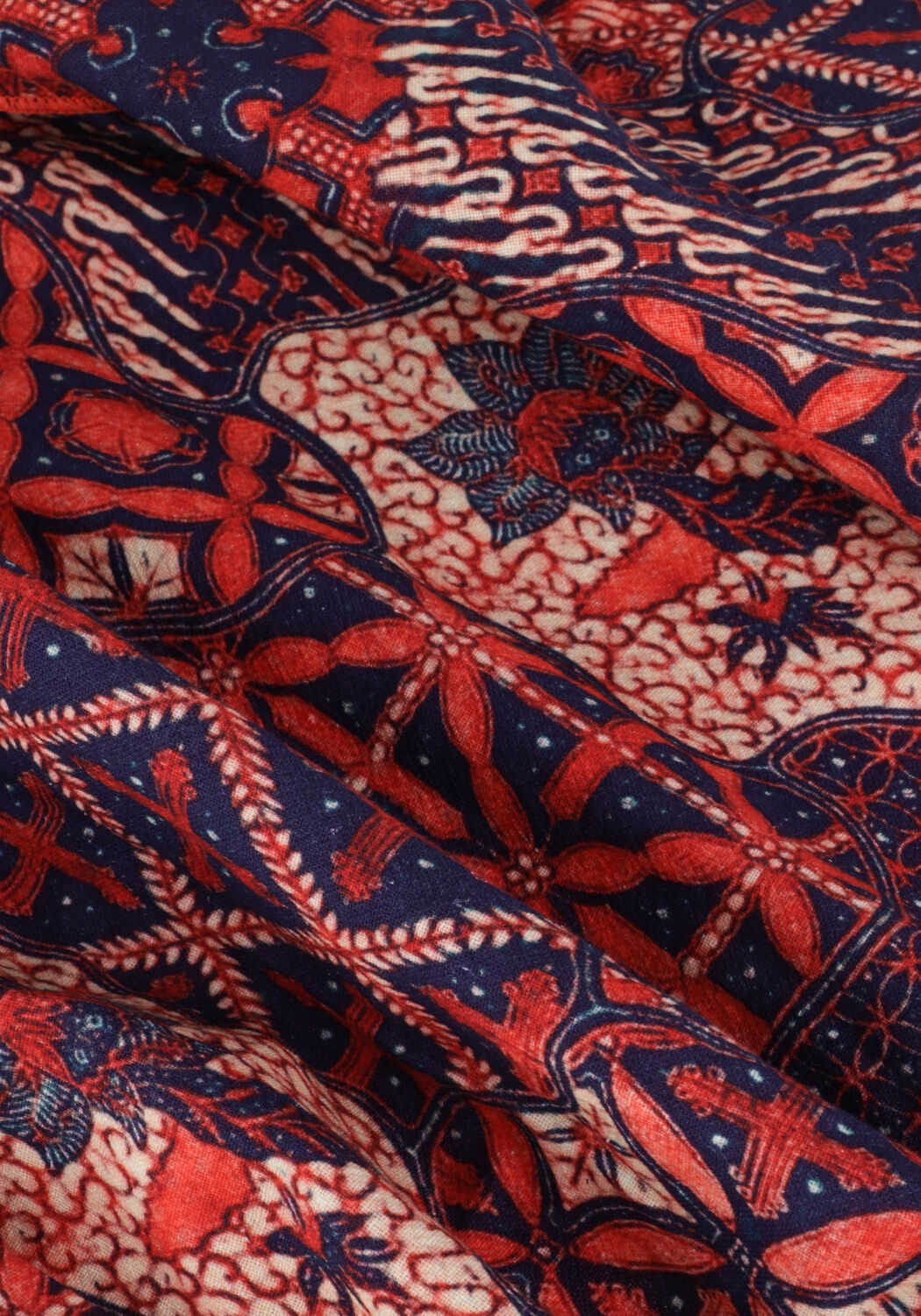 Blaue NOTRE-V Blusen BLOUSE PRINT NV-ARAH - large