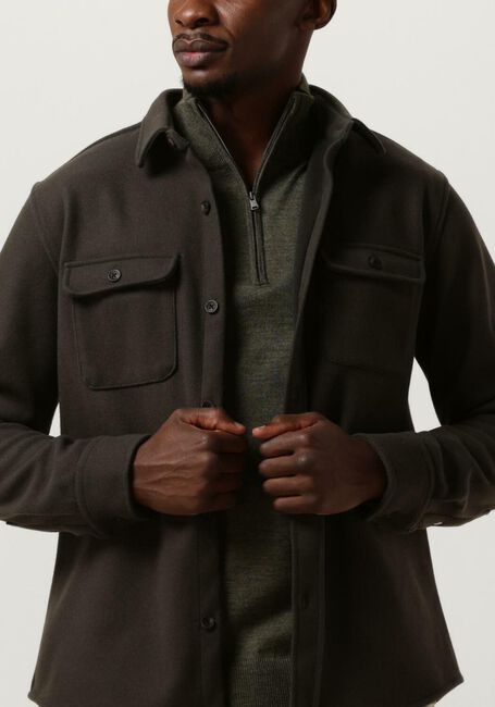Grüne DSTREZZED Overshirt ULRIK OVERSHIRT - large