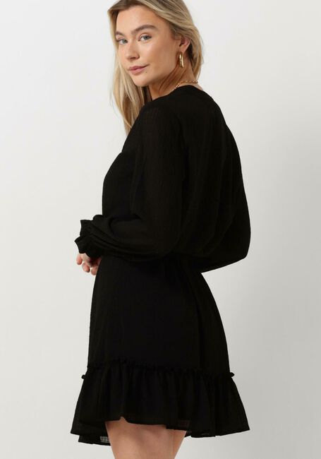 Schwarze ALIX THE LABEL Minikleid LADIES WOVEN STRUCTURED CHIFFON DRESS - large