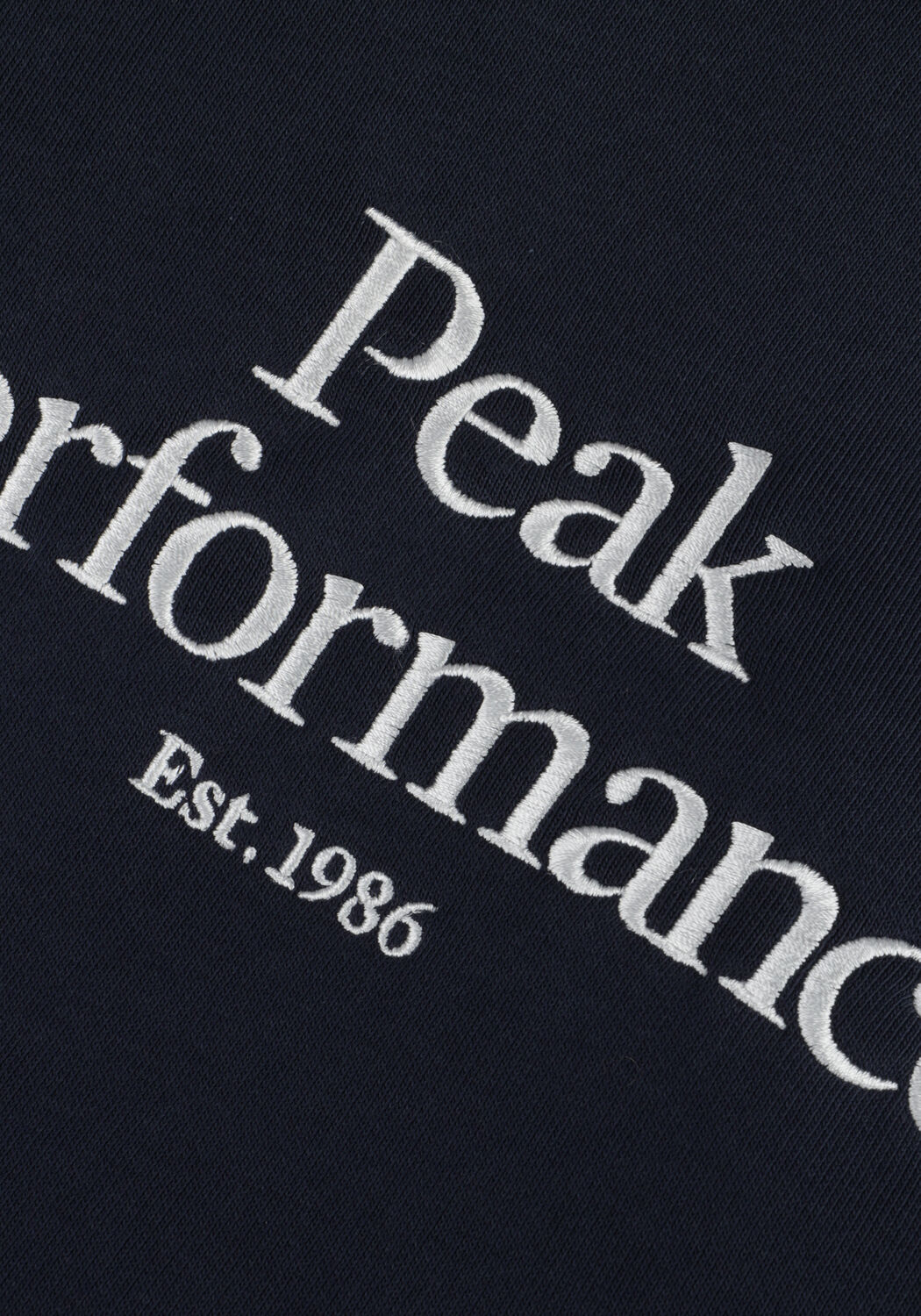 Blaue PEAK PERFORMANCE Pullover W ORIGINAL HOOD - large