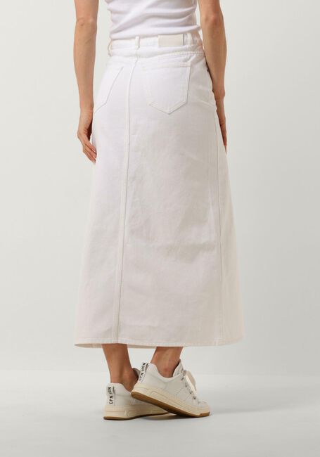 Weiße CO'COUTURE Midirock VIKA SLIT DENIM SKIRT - large