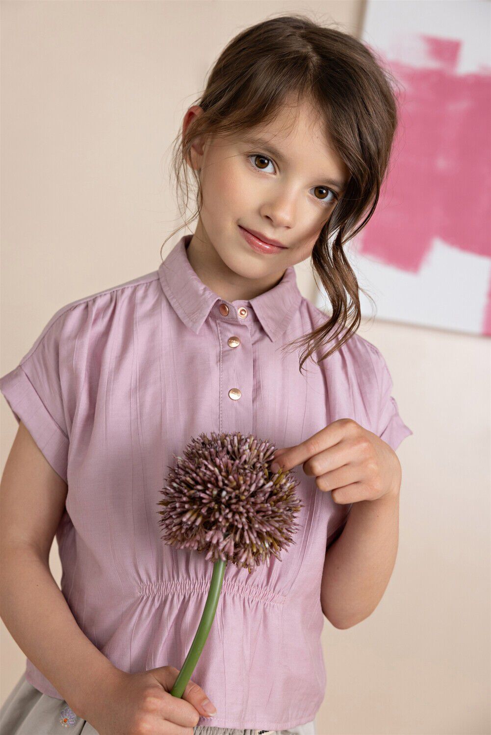 Hell-Pink NONO Blusen TAMMY BLOUSE - large