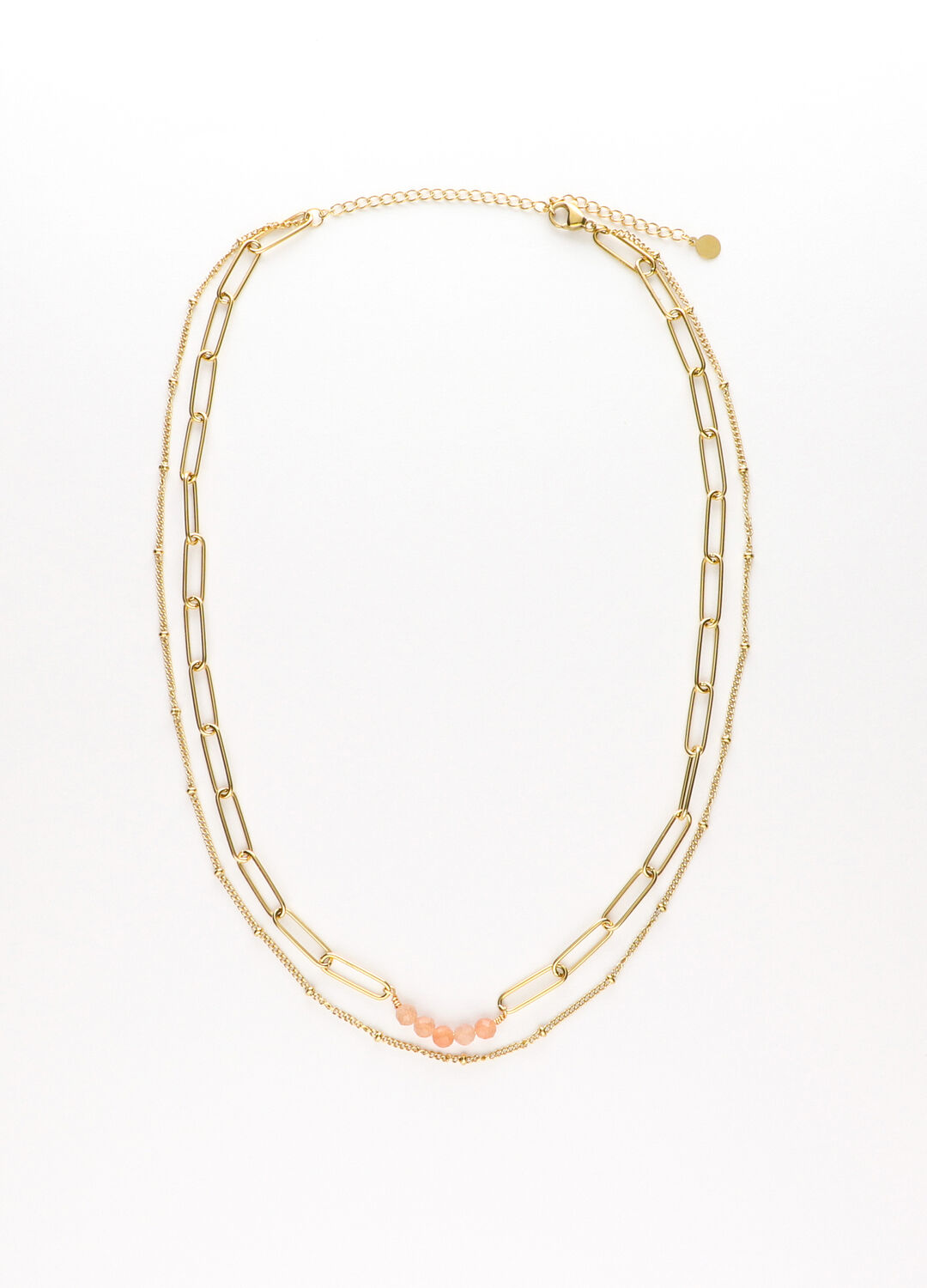 Braune NOTRE-V Kette KETTING DUBBEL CHAIN