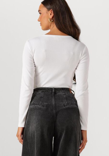 Weiße NOTRE-V Tops & T-shirts NV-EELKE ROUND NECK - large