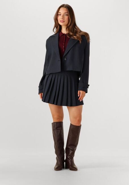 Dunkelblau CO'COUTURE Minirock MARIN PLISSE SKIRT - large