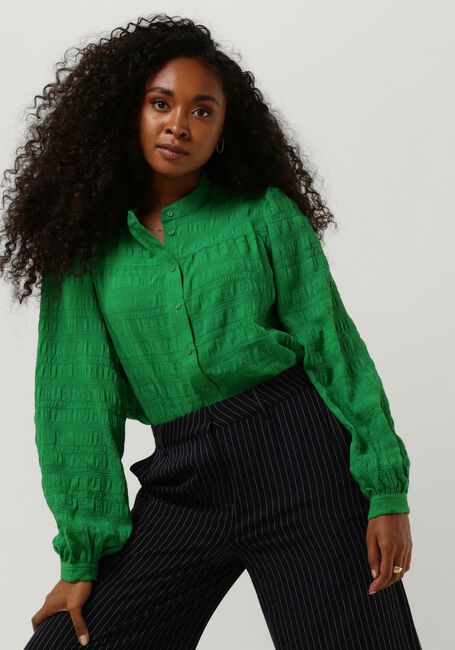 Dunkelgrün LOLLYS LAUNDRY Blusen NICKY SHIRT - large