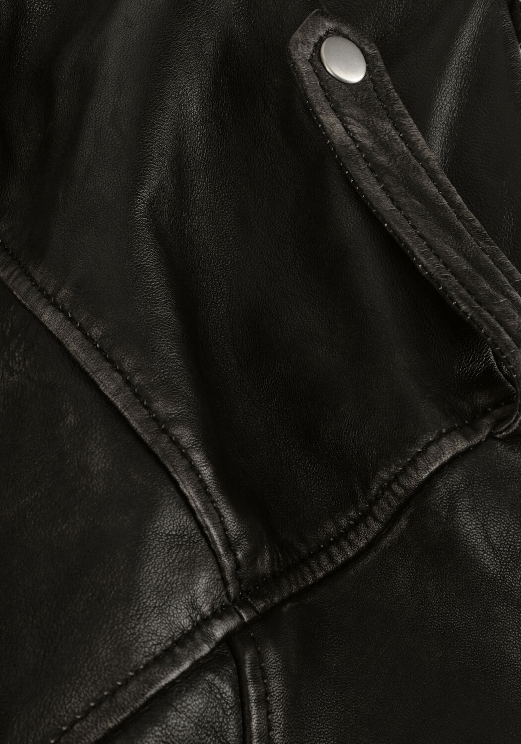 Schwarze GOOSECRAFT Lederjack GC GALLOWAY BIKER - large