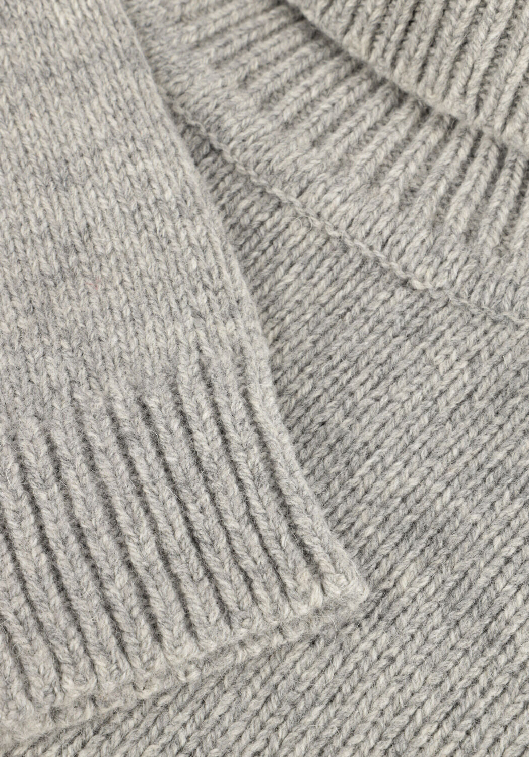 Graue SELECTED MEN Rollkragenpullover SLHCODY LS KNIT RELAXED ROLL NECK - large