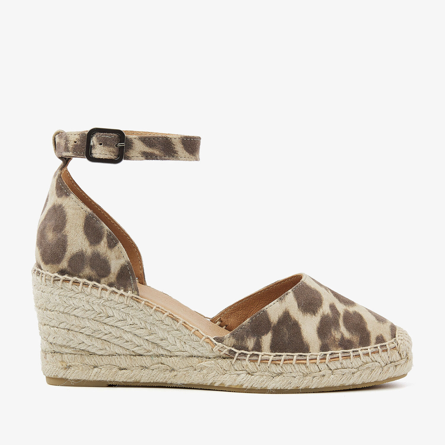 Braune VIA VAI Sandaletten mit Absatz FLORA BRAID - medium