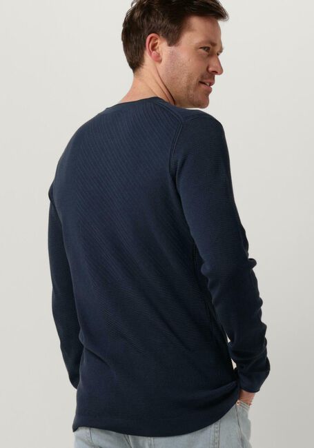 Dunkelblau CAST IRON Pullover CREWNECK COTTON MODAL - large