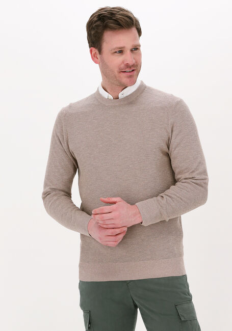 Beige PROFUOMO Pullover PPTJ1A-C - large