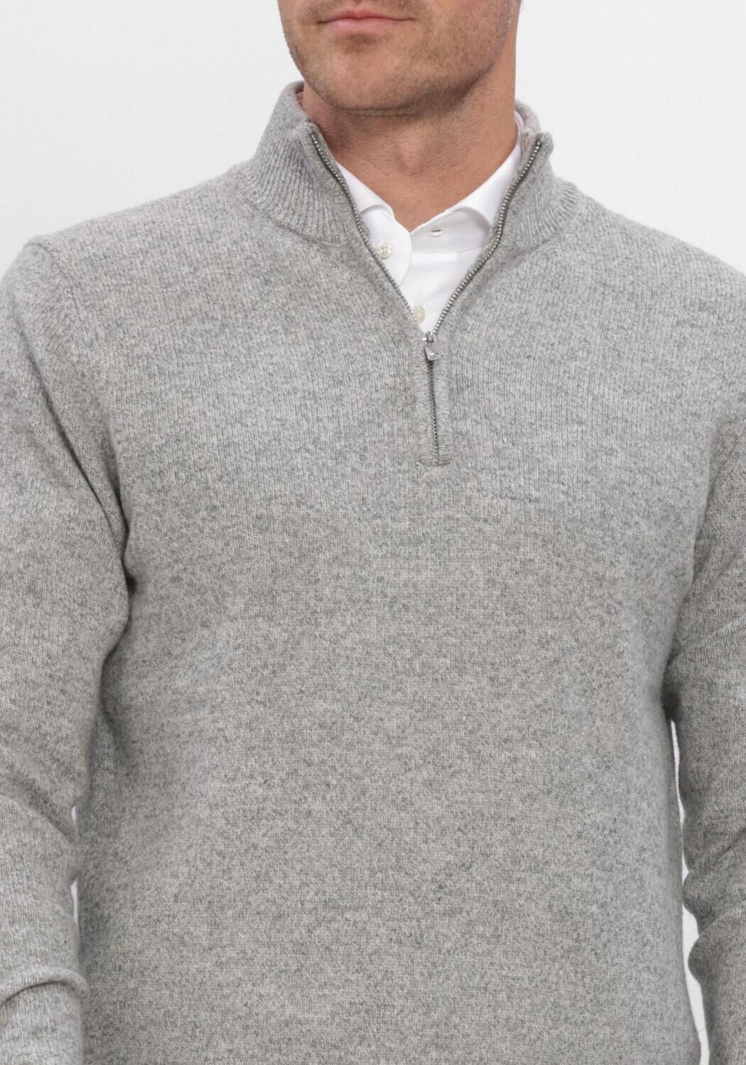 Hellgrau PROFUOMO Pullover PULLOVER HALF ZIP - large