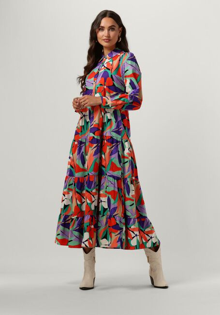 Mehrfarbige/Bunte COLOURFUL REBEL Maxikleid VIANNE BIG FLOWER MAXI DRESS - large