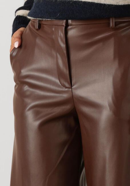 Braune MODSTRÖM Weite Hose PELLEMD PANTS - large