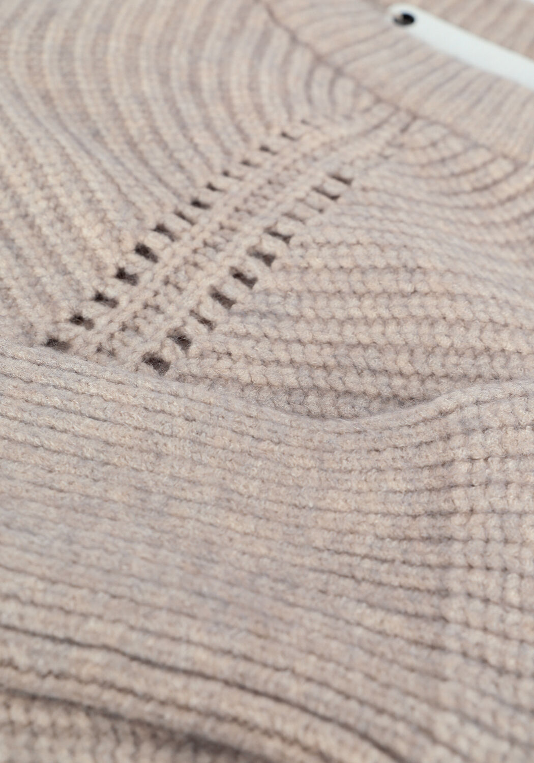 Beige CO'COUTURE Pullover ROWIE PATTERN KNIT - large