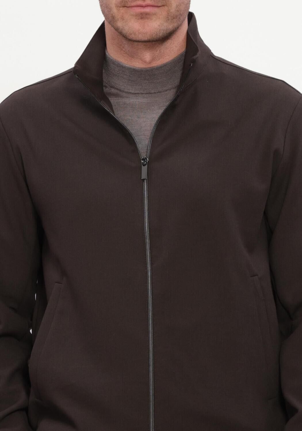 Braune STEFANO LAURAN Overshirts SL-CAMIEL - large