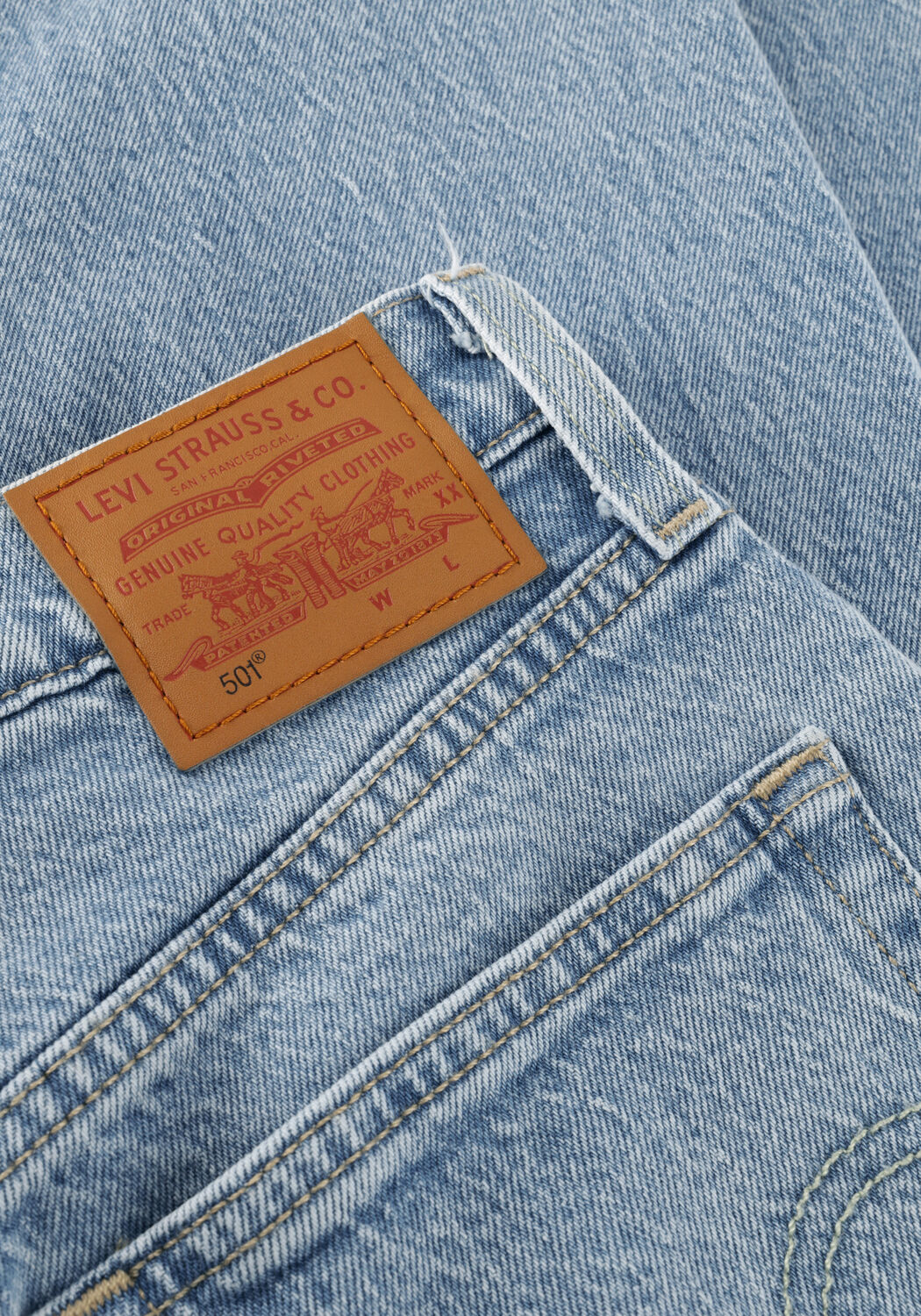 Blaue LEVI'S Jeans 501 JEANS FOR WOMEN - large